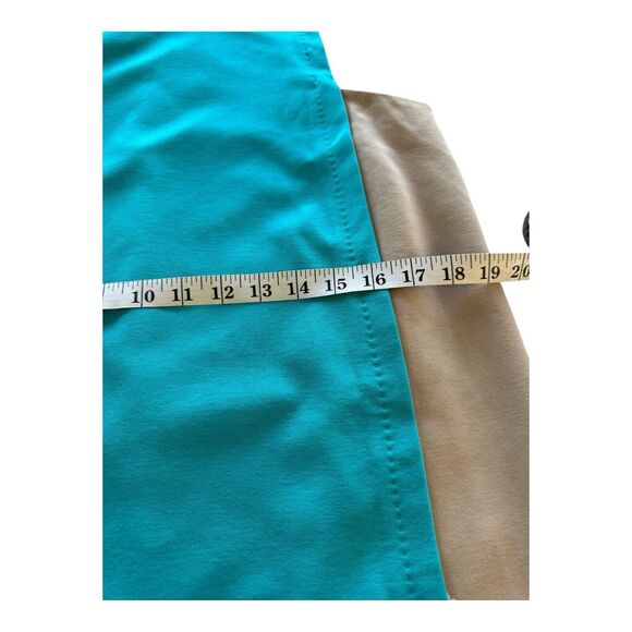 Mango Suit Dress Large Women’s Sheath Colorblock Knit Pencil Sleeveless Career - Picture 6 of 9